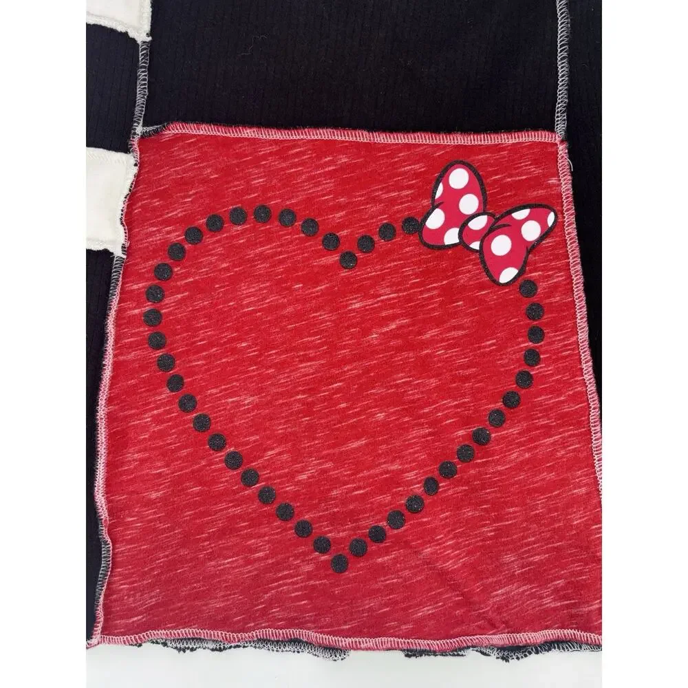 Minnie Mouse Women's Skirt Handmade Disney Vacation Embellished No Size Tag CUTE